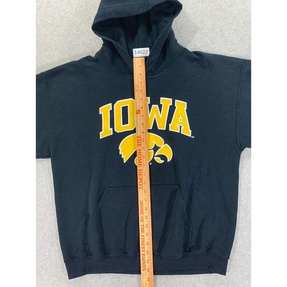 Gildan Black and Yellow Iowa Hoodie - Picture 9 of 11